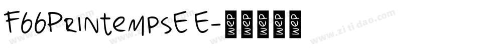 F66PrintempsE E字体转换